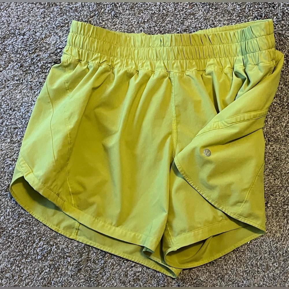 Lululemon Athletica Lime Green Athletic Shorts